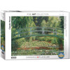 EuroGraphics The Japanese Footbridge by Claude Monet (1000 Piece) Puzzle (6000-0827) , Green