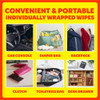 Shout Wipe & Go Instant Stain Remover Wipes, No Wash Required, Safe on Colorfast Washables, Travel & Baby Diaper Bag