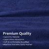 Catalonia Microfiber Surf Poncho, Hooded Changing Towel for Adults