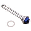 DERNORD 12V 150W Immersion Heater Submersible Water Heater Element Stainless Steel Heating Element with 1 Inch NPSM