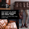 FORTIVO Leather Recoloring Balm, Leather Color Restorer, Scratch Remover, Couch Paint and Repair, Leather Balm for