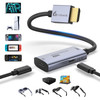 Guermok AR Glasses HDMI to USB-C Display Adapter, 4K60Hz Video Converter