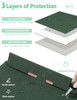 HYZUO 13.3-14 Inch Laptop Case Sleeve with Stand for MacBook,Midnight Green