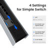 KIWIHOME Cooling Fan for PS5 Pro, 4-Fan 36-Blade with Auto Speed USB3.0