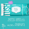 Nice 'N Clean Adult Flushable Wipes (8 x 42 Count) | Personal Cleansing Wipes Made from Plant-Based Fibers | Infused