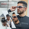 ROCKBROS Photochromic Sports Sunglasses Mens Cycling Pickleball Glasses