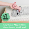 SwaddleMe by Ingenuity Easy Change Baby Swaddle in Size Small/Medium, 0-3 Months, 7-14 Pounds, 3-Pack with Easy Change