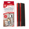 TipNot Adhesive Furniture Anchor, No-Drill, Aesthetic & Invisible Once Installed, Anti-Tip Furniture Safety Anchor to