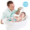 Yookidoo Baby Bath Shower Head  Elephant Water Pump with Trunk Spout Sprayer & Rinser, Dual Knob Flow Control, Bath