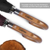 G4Free 52 Inch Golf Umbrella Windproof Large Stick Umbrella Wooden Handle