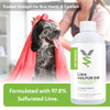 Vet Basics Lime Sulfur Dip  Skin Itch Relief Concentrated Antimicrobial & Antiparasitic Solution for Dogs, Cats,