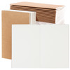 EOOUT 24 Pack Blank Kraft Notebooks, A5 Journals Notebook Bulk, Unlined Paper Sketchbooks, 8.3x5.5in 60 Pages Travel