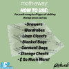 Richards Moth Away Moth Repellent for Closets, Herbal Sachets, 72 Pack