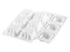 Silikomart Cloud120 Silicone Baking Mold Freezing Mould with 6 Cavities, each 2.79 Inch x 2.79 Inch x 1.33 Inch High