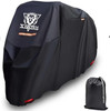 XYZCTEM Motorcycle Cover -Waterproof Outdoor Storage Bag, up to 87 inch