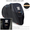 XYZCTEM Motorcycle Cover -Waterproof Outdoor Storage Bag, up to 87 inch