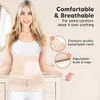 3 in 1 Postpartum Belly Support Recovery Wrap Band (Classic Ivory, M/L)
