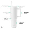 Simple Modern 40 oz Trek Tumbler with Handle and Straw Lid | Cup Holder Friendly Insulated Stainless Steel Travel Mug
