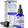 Copper Peptides Serum for Face 1% GHK-Cu, Anti-Aging, Hair & Scalp .5 oz