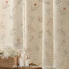 Floral Farmhouse Vintage Linen Shower Curtain French Country Decor 72Wx72H
