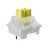 Keychron Silent Banana Tactile Mechanical Keyboard Switches, 110pcs, Factory Pre-Lubed, 55gf Actuation, 5-Pin