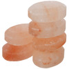 Pure Himalayan Salt Works Flat Oval Massage Stone, Pink Crystal Hand-Carved Stone for Massage Therapy, Deodorant and