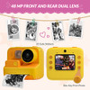 Mafiti Kids Camera Instant Print, 48MP Digital Camera Selfie 1080P Video with 32G TF Card, Toys Gifts for Girls Boys
