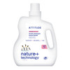 ATTITUDE Liquid Laundry Detergent, EWG Verified, HE Compatible, Plant-Based & Vegan, Natural Laundry Soap, Unscented,
