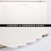 RETTACY Lined Journal Notebook, 2-Pack, 204 Numbered Pages per Pack, B5 Medium 7.6" × 10", Leather Softcover, 100 GSM