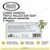 Lemon Verbena Clean Bar Soap by South of France Clean Body Care Triple-Milled French Soap with Organic Shea Butter +