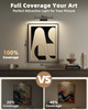 EZVALO Picture Light for Wall, 4800mAh 16'' Rechargeable Wireless IR Remote Built in Battery Lights for Painting,