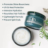 SH-RD Protein Cream for Dry Damaged Hair, 2.71oz/80ml - Leave-In Conditioner with Rosemary Extract, Hydrolyzed Silk