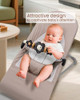 TinlyFinly Baby Bouncer Toy Bar Wooden Compatible with Baby Bjorn Bouncers, Bouncer Toy Attachment Tight and Secure