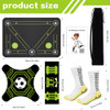 2F22E Soccer Training Mat, Soccer Training Equipment with Video Guide, Non-Slip Silent Footwork Trainer 35.4"x23.6"