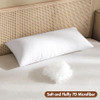 MIULEE 14x36 Throw Pillow Insert, Virgin Microfiber Pillow for Couch Bed
