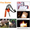 EMDMAK Survival Kit Outdoor Emergency Gear Kit for Camping Hiking Travelling or Adventures (Black)