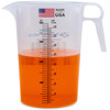 One Gallon 128oz Measure Pitcher - Convenient Conversion Chart - Strong Food Grade - Great for Lawn, Chemicals Pool,