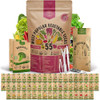 55 Vegetable Seeds Variety Pack - 35,600+ Non-GMO Heirloom Seeds for Planting Vegetables and Fruits in Individual Seed