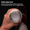 Fellow Carter Slide Ceramic Lined Travel Coffee Mug 12 oz, One-Handed Lid