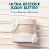 Kopari Ultra Restore Body Butter, Whipped Lightweight Formula, Hyaluronic Acid & Mango Seed Butter, Deep &