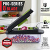 MUELLER HOME Pro-Series 10-in-1 Vegetable Chopper with Container, 8 Blade