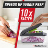 MUELLER HOME Pro-Series 10-in-1 Vegetable Chopper with Container, 8 Blade