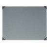 New Wave POSH Glass Artist Palette | Neutral Grey, 9 x 12 inches | Tempered Glass Palette for Oil Painting with Corner