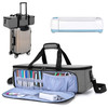 LUXJA Carrying Bag for Cricut Die-Cutting Machine and Supplies, Gray