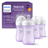 Philips Avent Natural Baby Bottles, Medium Flow, 9 oz, BPA-Free, 4-Pack