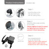 Quincry Memory Foam Headrest Attachment for Office Chair, Attachable Chair Head Rest, Desk Chair Neck Support, Elastic