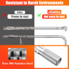 Hisencn 65032 304 Stainless Steel Burner for Weber Q300-Q3200 Grills