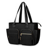 Prokva Teacher Tote with Laptop Compartment, Large Utility Bag for Women