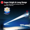 Flashlight 20000 High Lumens Rechargeable 30W Super Bright LED Flash Light
