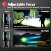 Flashlight 20000 High Lumens Rechargeable 30W Super Bright LED Flash Light